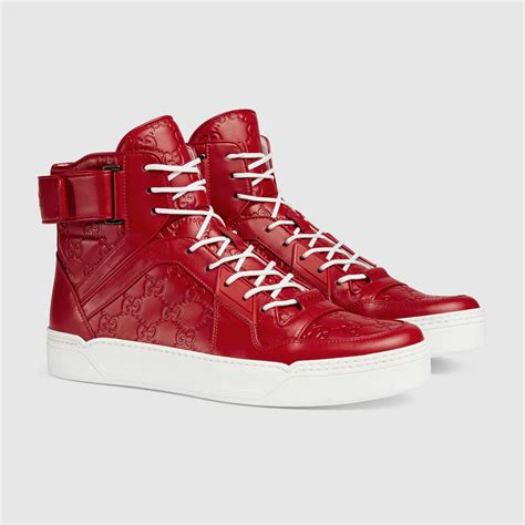 gucci shoes high tops|farfetch Gucci high top.